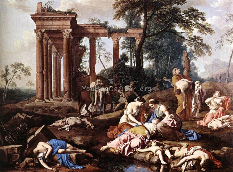 The Children of Bethel Mourned by their Mothers - 劳伦特·德·拉·海尔